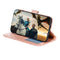 For LG K40S Lace Flower Embossing Pattern Horizontal Flip Leather Case with Holder & Card Slots & Wallet & Photo Frame & Lanyard(Rose Gold)