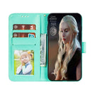 For LG K40S Lace Flower Embossing Pattern Horizontal Flip Leather Case with Holder & Card Slots & Wallet & Photo Frame & Lanyard(Green)