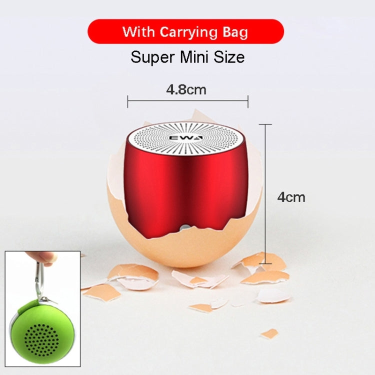 EWA A103 Portable Bluetooth Speaker Wireless Heavy Bass Bomm Box Subwoofer Phone Call Surround Sound Bluetooth Shower Speaker(Blue)