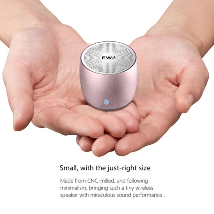 EWA A103 Portable Bluetooth Speaker Wireless Heavy Bass Bomm Box Subwoofer Phone Call Surround Sound Bluetooth Shower Speaker(Blue)