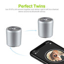 EWA A107 TWS Portable Super Mini Subwoofer Waterproof Bluetooth Speaker(Rose Gold)