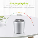 EWA A107 TWS Portable Super Mini Subwoofer Waterproof Bluetooth Speaker(Rose Gold)