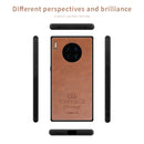 For Huawei Mate 30 Pro 5G (Leather) PINWUYO Pin Rui Series Classical Leather PC + TPU + PU Leather Waterproof Anti-fall All-inclusive Protective Case(Blue)