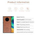 For Huawei Mate 30 Pro 5G (Leather) PINWUYO Pin Rui Series Classical Leather PC + TPU + PU Leather Waterproof Anti-fall All-inclusive Protective Case(Blue)