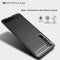 For Motorola Moto Edge Brushed Texture Carbon Fiber TPU Case(Black)