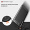 For Motorola Moto Edge Brushed Texture Carbon Fiber TPU Case(Black)