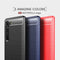 For Motorola Moto Edge Brushed Texture Carbon Fiber TPU Case(Black)