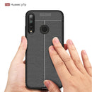 For Huawei Y7p Litchi Texture TPU Shockproof Case(Red)