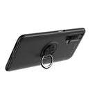 For OPPO Realme X50 Metal Ring Holder 360 Degree Rotating TPU Case(Blue+Blue)