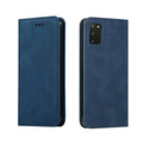 For Galaxy S20 Retro Skin Feel Business Magnetic Horizontal Flip Leather Case(Navy Blue)