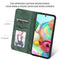 For Galaxy A71 Retro Skin Feel Business Magnetic Horizontal Flip Leather Case(Army Green)