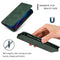 For Galaxy A71 Retro Skin Feel Business Magnetic Horizontal Flip Leather Case(Army Green)