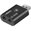 JEDX-TR6 USB Bluetooth 5.0 Music Transmitter Receiver 2 in 1 TV Bluetooth Transmitter Speaker Bluetooth Receiver