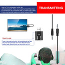 JEDX-TR6 USB Bluetooth 5.0 Music Transmitter Receiver 2 in 1 TV Bluetooth Transmitter Speaker Bluetooth Receiver