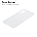 For Galaxy S20 Frosted Candy-Colored Ultra-thin TPU Phone Case(White)