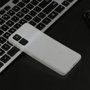For Galaxy S20 Frosted Candy-Colored Ultra-thin TPU Phone Case(White)