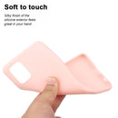 For Galaxy A51 Frosted Candy-Colored Ultra-thin TPU Phone Case(Pink)