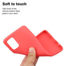 For Galaxy A51 Frosted Candy-Colored Ultra-thin TPU Phone Case(Red)