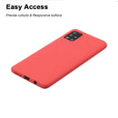 For Galaxy A51 Frosted Candy-Colored Ultra-thin TPU Phone Case(Red)