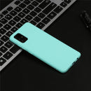 For Galaxy A71 Frosted Candy-Colored Ultra-thin TPU Phone Case(Green)