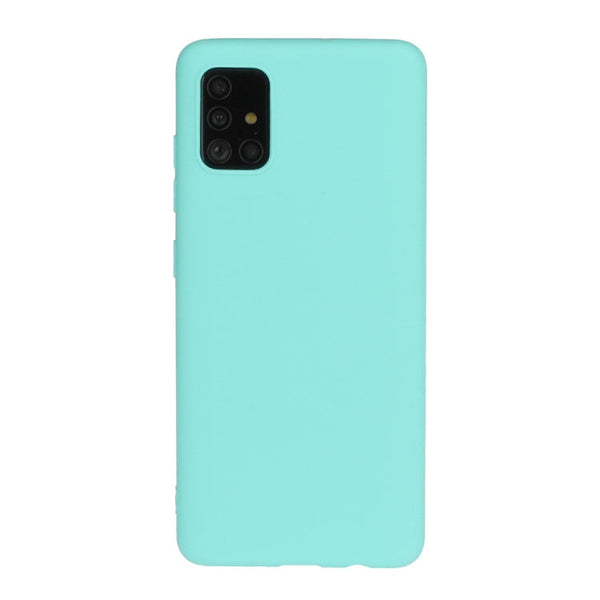 For Galaxy A71 Frosted Candy-Colored Ultra-thin TPU Phone Case(Green)