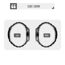 Skmei 1513 Fashion Trendy Steel Band Quartz Watch Mens Waterproof Leisure Watch(Black)