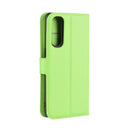 For OPPO Reno 3 Pro Litchi Texture Horizontal Flip PU Leather Protective Case with Holder & Card Slots & Wallet(Green)