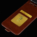 For OPPO Realme C3 (3 Cameras) / Realme 5 R64 Texture Single Vertical Flip PU Leather Protective Case with Card Slot & Photo Frame(Brown)