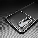 For OPPO Find X2 Pro Carbon Fiber Texture Shockproof TPU Case(Blue)