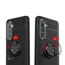 For OPPO Realme X50 Pro 5G Metal Ring Holder 360 Degree Rotating TPU Case(Black+Blue)