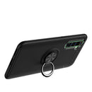 For OPPO Realme X50 Pro 5G Metal Ring Holder 360 Degree Rotating TPU Case(Black+Blue)