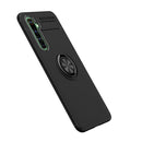 For OPPO Realme X50 Pro 5G Metal Ring Holder 360 Degree Rotating TPU Case(Black+Blue)