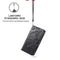 For Moto G8 Power Butterfly Love Flower Embossed Horizontal Flip Leather Case with Bracket / Card Slot / Wallet / Lanyard(Black)