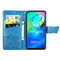 For Moto G8 Power Butterfly Love Flower Embossed Horizontal Flip Leather Case with Bracket / Card Slot / Wallet / Lanyard(Blue)
