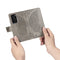 For Huawei P40 Butterfly Love Flower Embossed Horizontal Flip Leather Case with Bracket / Card Slot / Wallet / Lanyard(Gray)