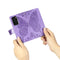 For Huawei P40 Butterfly Love Flower Embossed Horizontal Flip Leather Case with Bracket / Card Slot / Wallet / Lanyard(Light Purple)