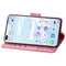 For Huawei P40 Butterfly Love Flower Embossed Horizontal Flip Leather Case with Bracket / Card Slot / Wallet / Lanyard(Pink)