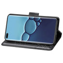 For Huawei P40 Pro Butterfly Love Flower Embossed Horizontal Flip Leather Case with Bracket / Card Slot / Wallet / Lanyard(Black)