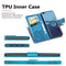 For Huawei P40 Pro Butterfly Love Flower Embossed Horizontal Flip Leather Case with Bracket / Card Slot / Wallet / Lanyard(Blue)