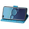 For Huawei P40 Pro Butterfly Love Flower Embossed Horizontal Flip Leather Case with Bracket / Card Slot / Wallet / Lanyard(Blue)