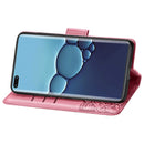 For Huawei P40 Pro Butterfly Love Flower Embossed Horizontal Flip Leather Case with Bracket / Card Slot / Wallet / Lanyard(Pink)