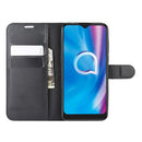 For alcatel 1S (2020) Litchi Texture Horizontal Flip Protective Case with Holder & Card Slots & Wallet(Black)