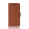 For alcatel 1S (2020) Litchi Texture Horizontal Flip Protective Case with Holder & Card Slots & Wallet(Brown)