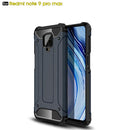 For Xiaomi Redmi Note 9 Pro Max Magic Armor TPU + PC Combination Case(Navy Blue)