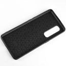 For Oppo Find X2 Pro Regular Version Shockproof Sewing Cow Pattern Skin PC + PU + TPU Case(Black)