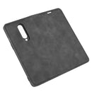For OnePlus 8 Retro-skin Business Magnetic Suction Leather Case with Holder & Card Slots & Wallet(Black)