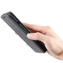 For OnePlus 8 Retro-skin Business Magnetic Suction Leather Case with Holder & Card Slots & Wallet(Black)