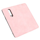 For OnePlus 8 Retro-skin Business Magnetic Suction Leather Case with Holder & Card Slots & Wallet(Pink)