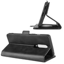 For OnePlus 8 Dual-side Magnetic Buckle Horizontal Flip Leather Case with Holder & Card Slots & Wallet(Black)