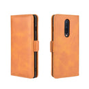 For OnePlus 8 Dual-side Magnetic Buckle Horizontal Flip Leather Case with Holder & Card Slots & Wallet(Yellow)